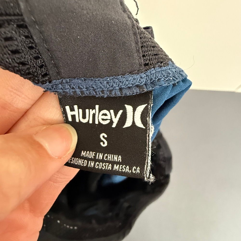 Hurley Shorts Mens Small Blue CZ6496 Phantom Mesh Waist Active Surf Boardshorts - Picture 6 of 7